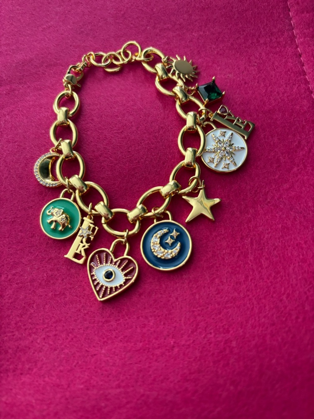 kate spade Gold-Tone Enamel Charm Bracelet - Picture 3 of 5